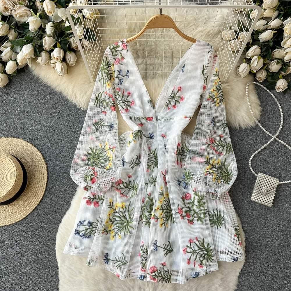 Women Fairy Floral Dress - 24th Spoke