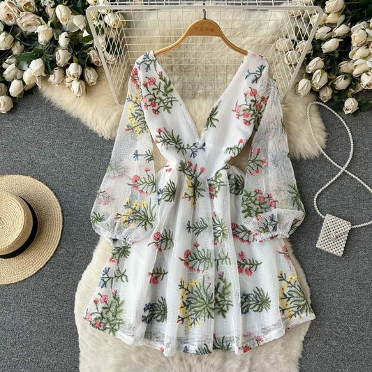 Women Fairy Floral Dress - 24th Spoke