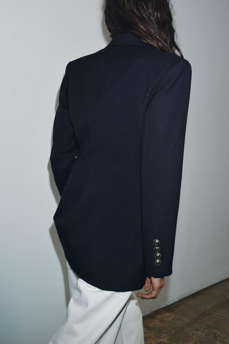 Helena Fitted Buttoned Blazer