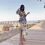 Amber Linen Summer Dress