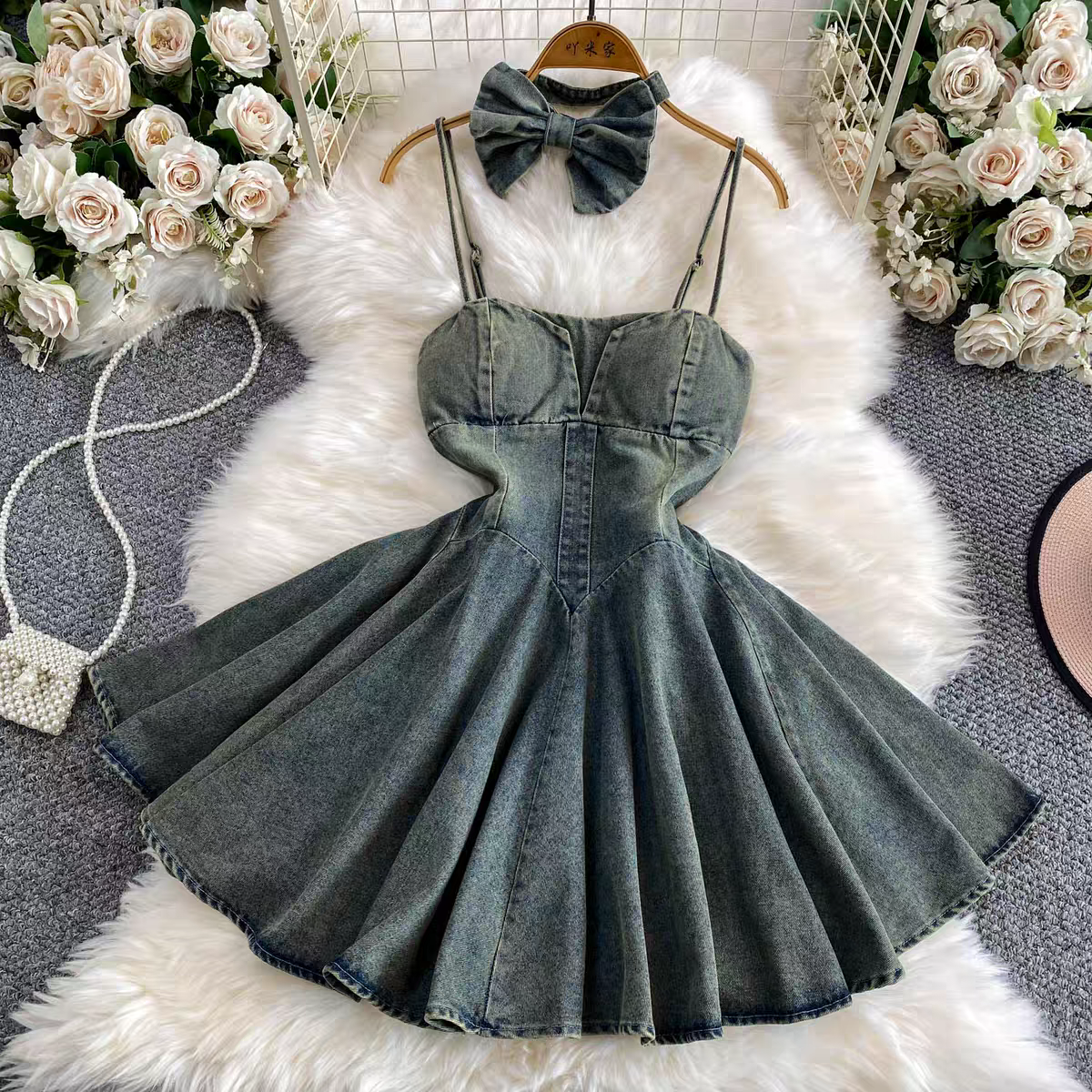 Naomi Summer Denim Dress