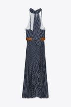 Mouni Polka Dot Dress With Belt 24th Spoke