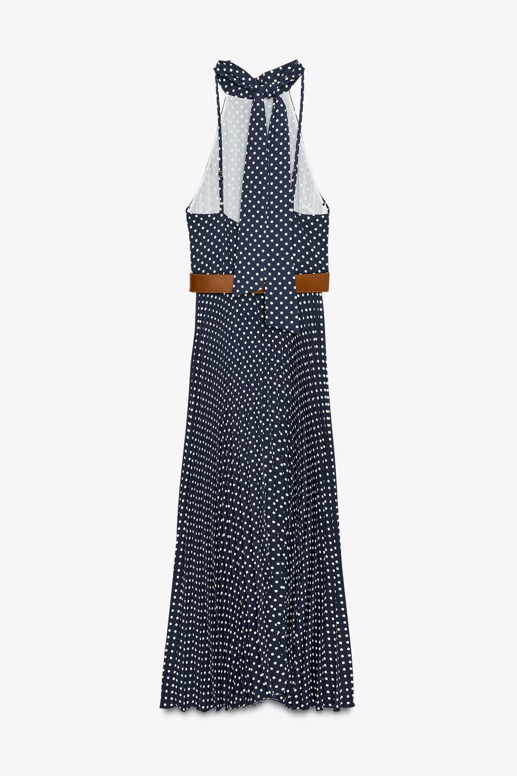 Mouni Polka Dot Dress With Belt