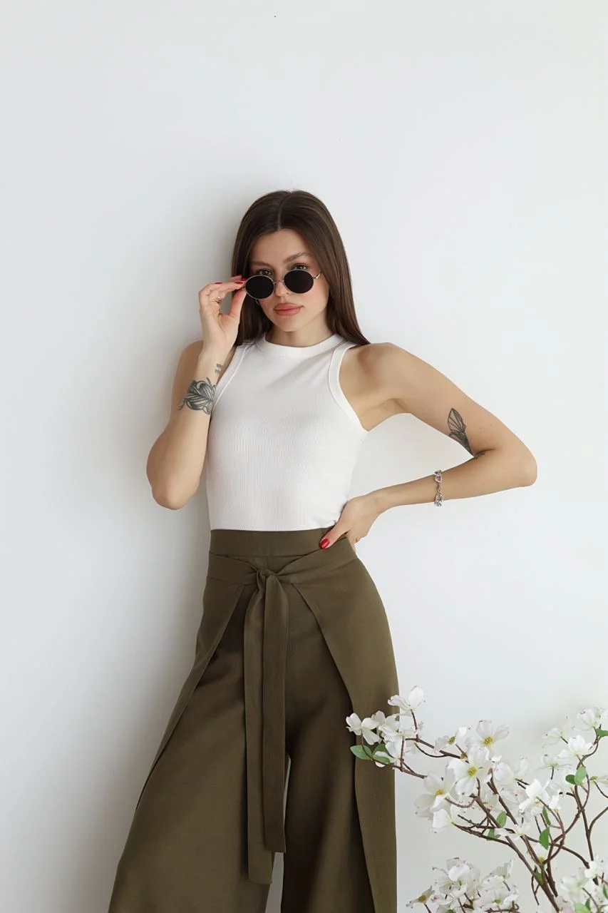 Michelle Summer Wrap Trouser
