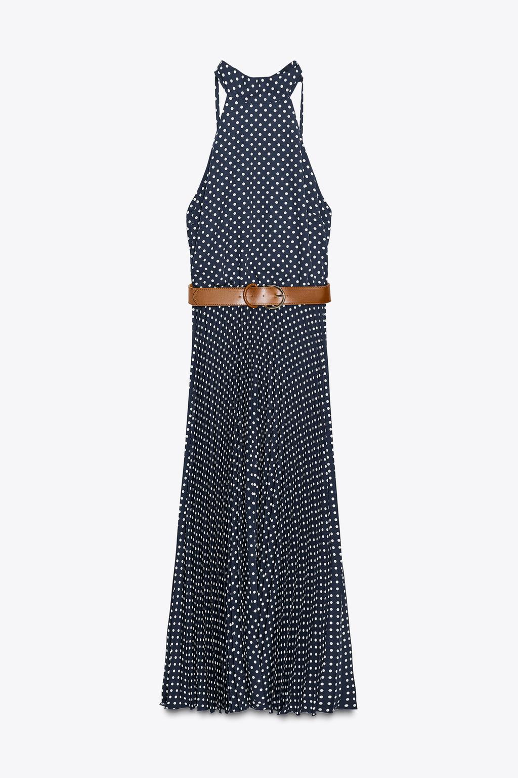 Mouni Polka Dot Dress With Belt 24th Spoke