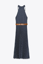 Mouni Polka Dot Dress With Belt 24th Spoke