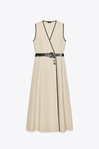 Ashley Midi Dress With Belt