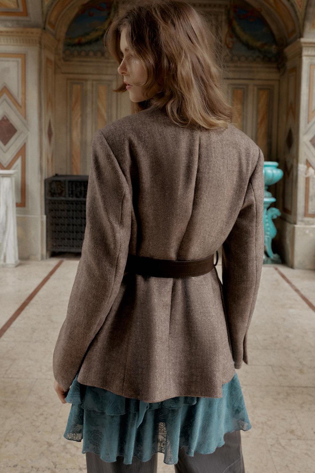 Shantel Winter Blazer With Belt