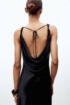 Jhanvi Summer Satin Dress