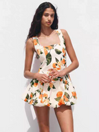 Emma Summer Printed Vacation Dress