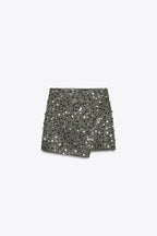 Jessica Zara Party Sequins Skirt