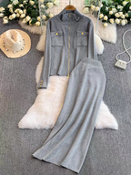 Rihanna Winter Coord Set
