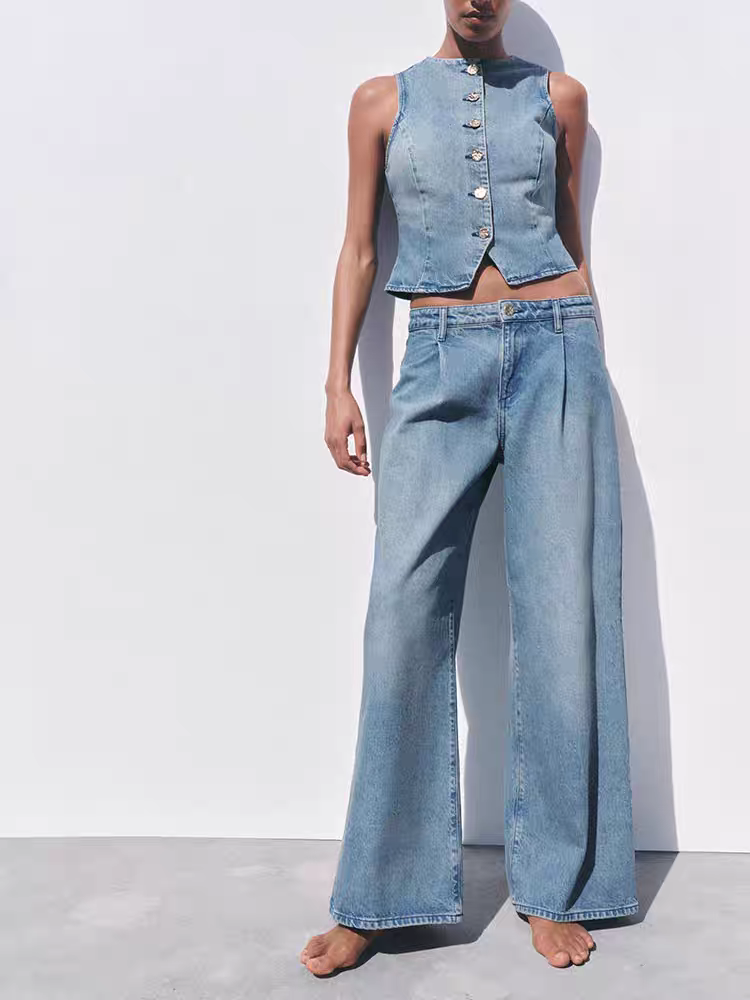 Amanda Summer Denim Coord Set