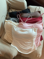 Taylor Summer Pleated Padded Top