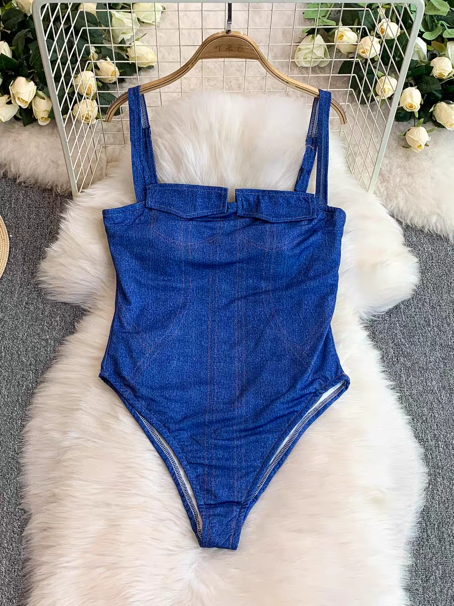 Jessica Summer Two Piece Denim Set