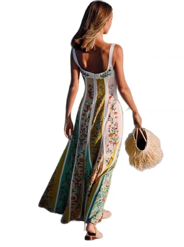 Noomi Summer Linen Long Dress