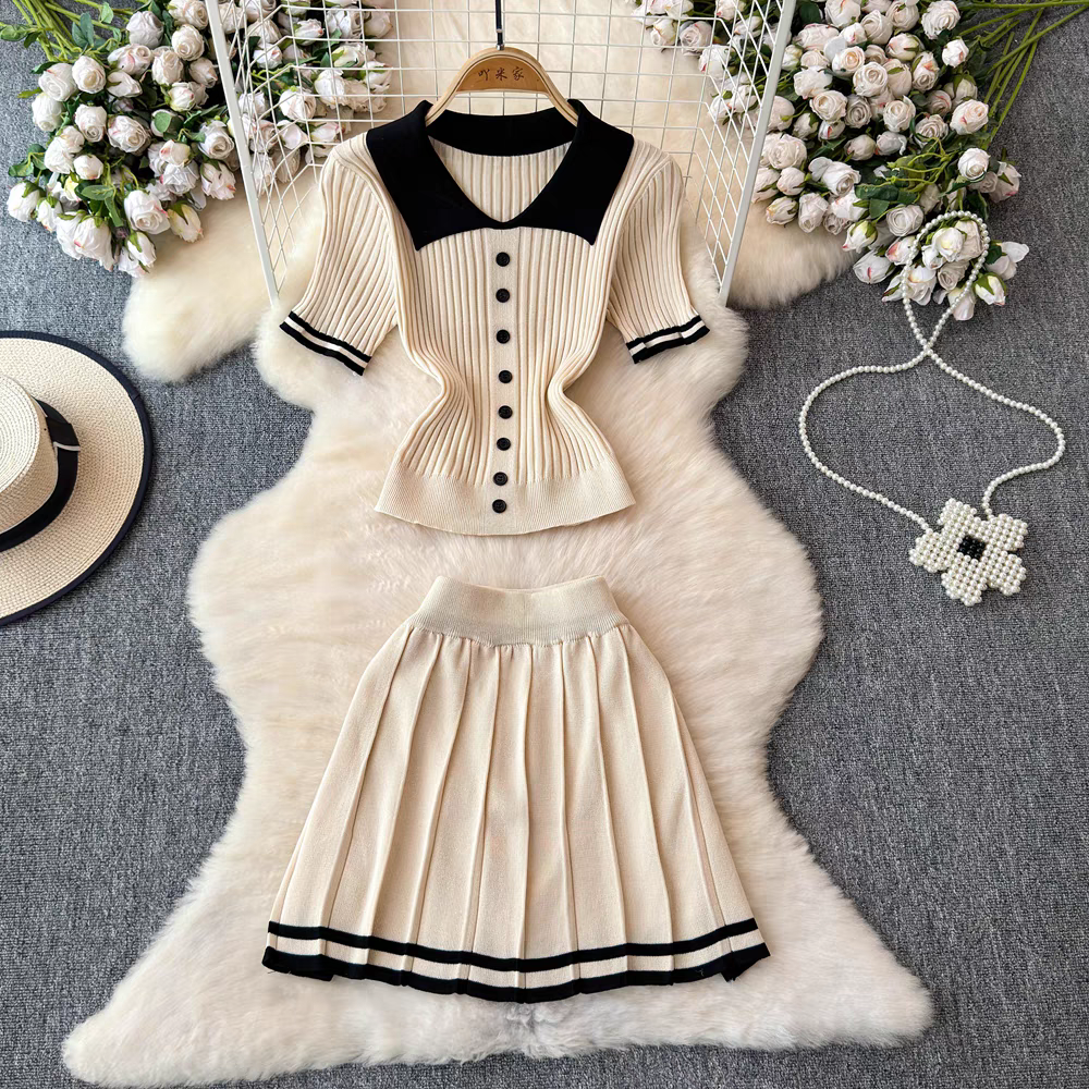 Marie Summer Two Piece Set Dress