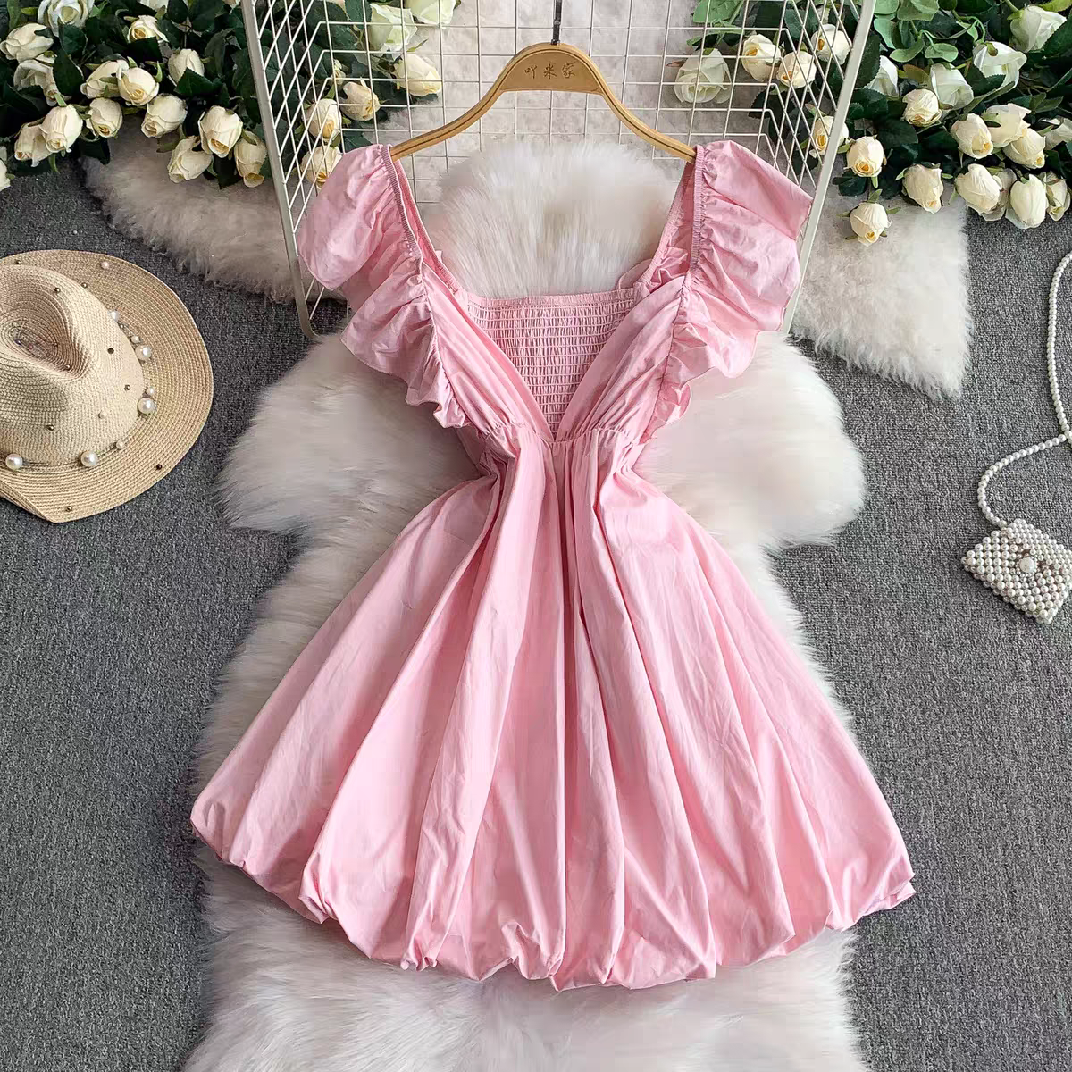 Amber Summer V Neck Dress - 24th Spoke