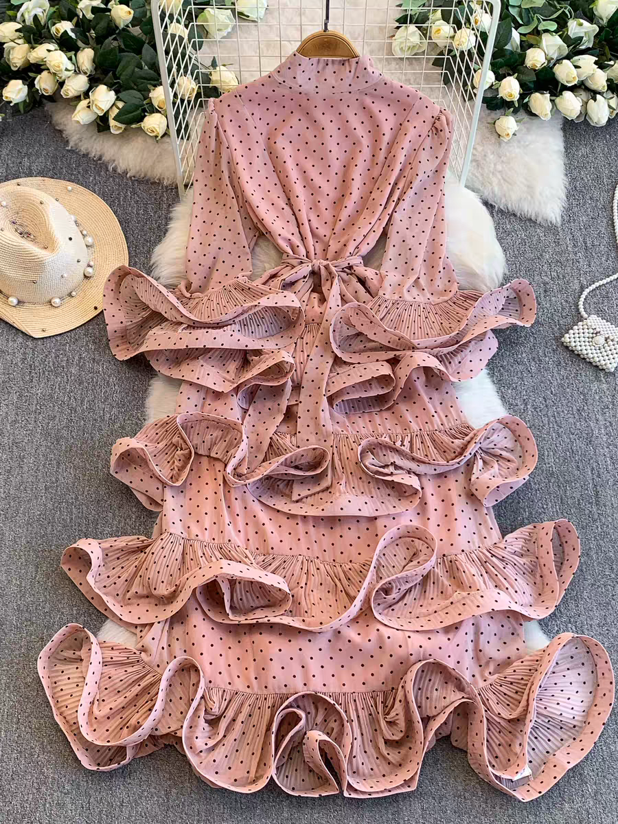 Bianca Luxury Ruffle Dress