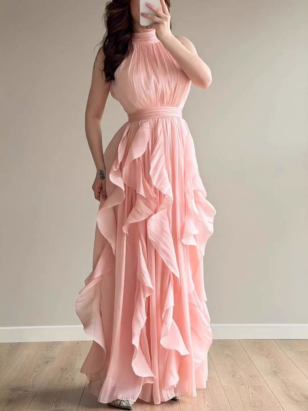 Keira Ruffle Dress