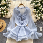 Alison Summer Ruffle Chiffon Dress - 24th Spoke
