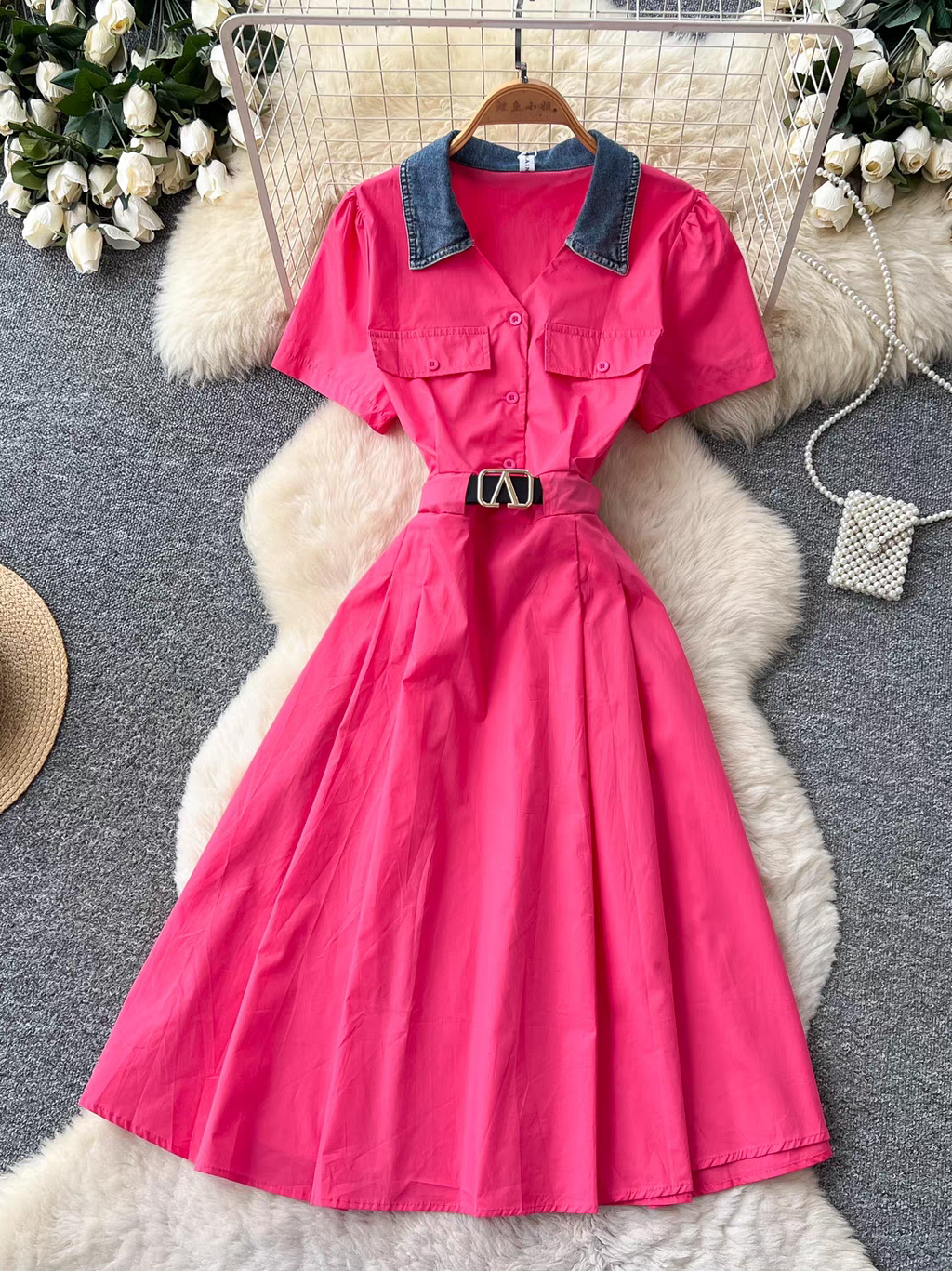 Charlize Summer Shirt Dress