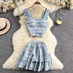 Alison Summer Two Piece Holiday Dress Set - 24th Spoke