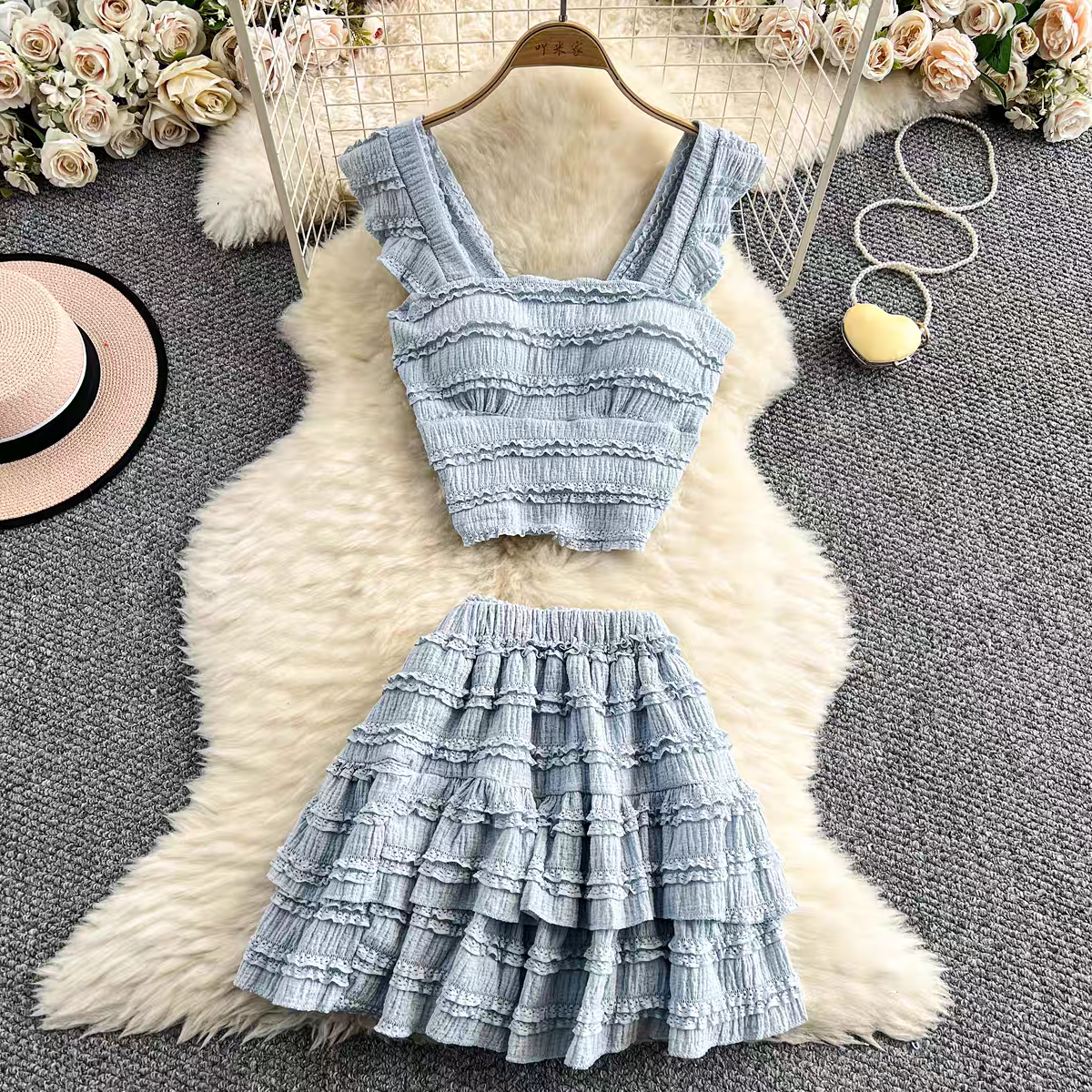 Alison Summer Two Piece Holiday Dress Set - 24th Spoke
