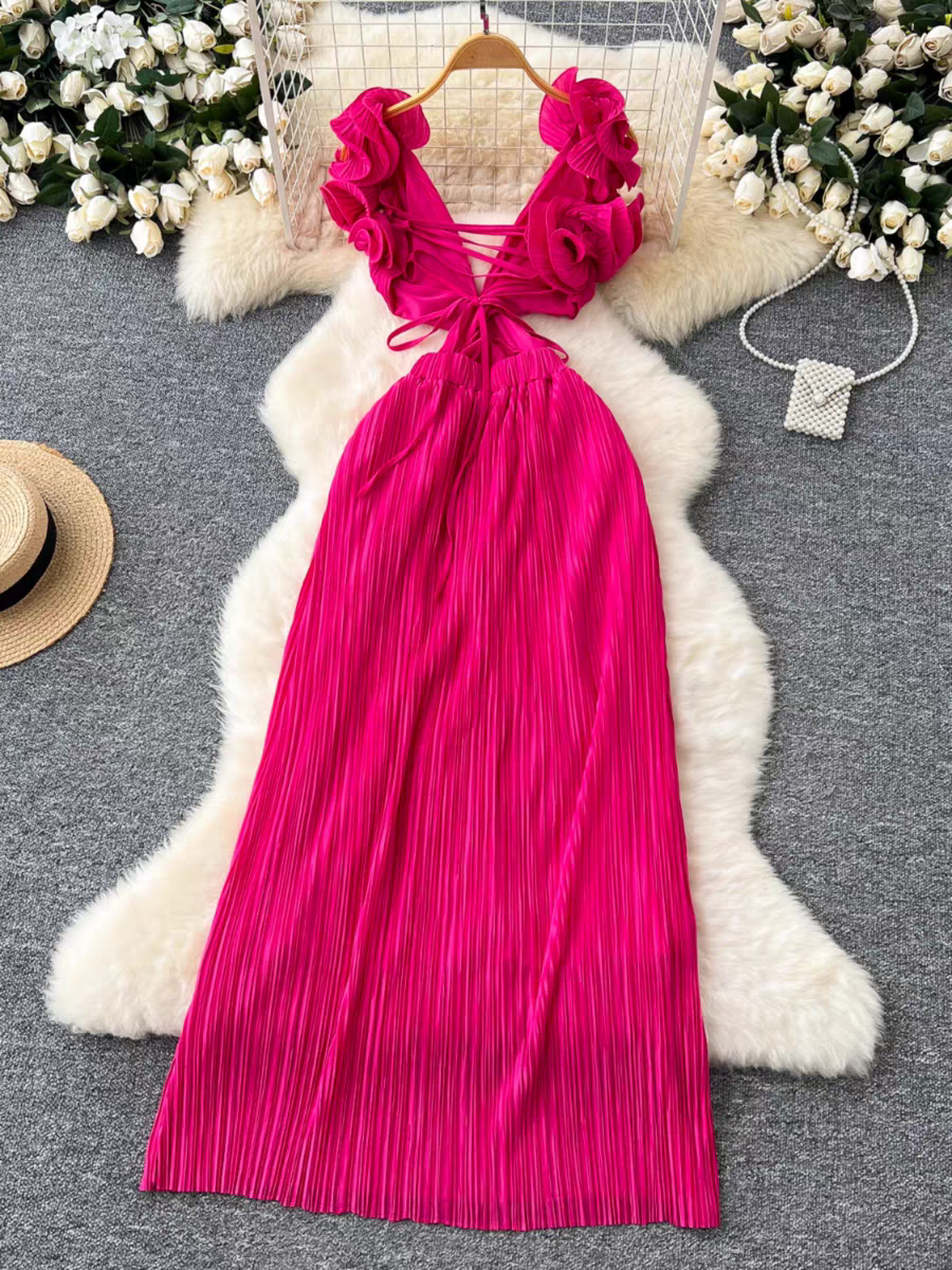 Kiara Summer French Holiday Vacation Dress