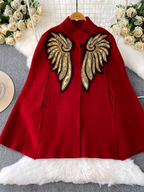 Jennifer Winter Shawl Cape Top - 24th Spoke