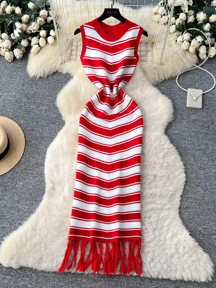 Olivia Summer Tassel Dress
