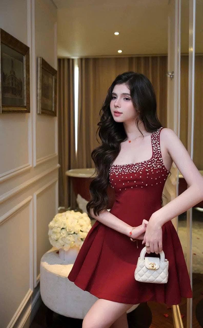 Victoria Summer A Line Party Pearl Dress