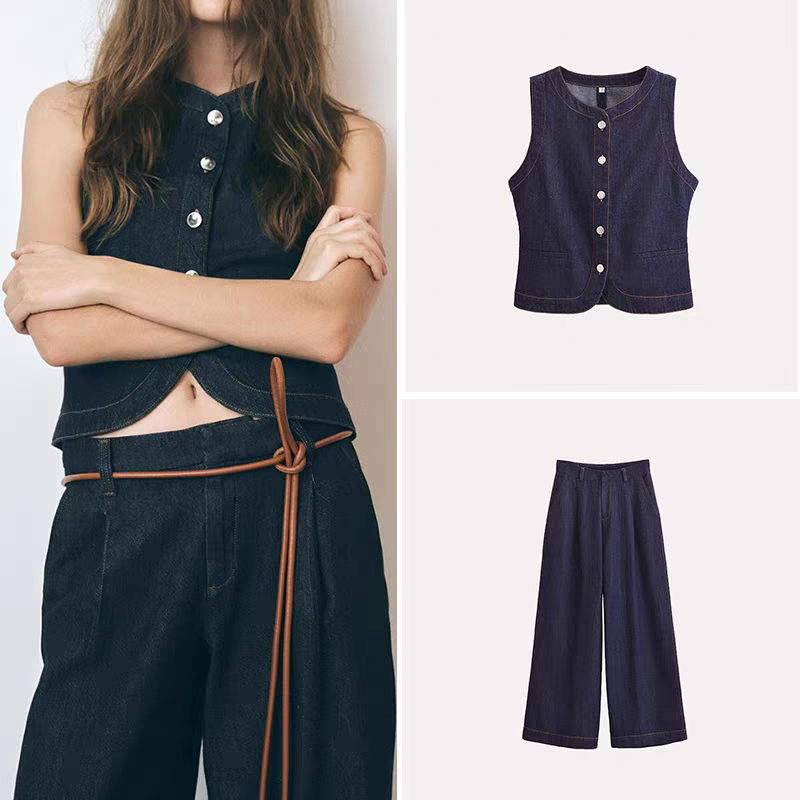 Jennifer Summer Denim Coord Set