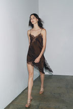 Shantel Zara Summer Lace Satin Dress