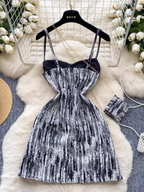 Jessica Summer Celebrity Suspender Dress With Bag