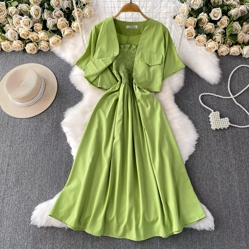 Claire Summer Two Piece Set Dress