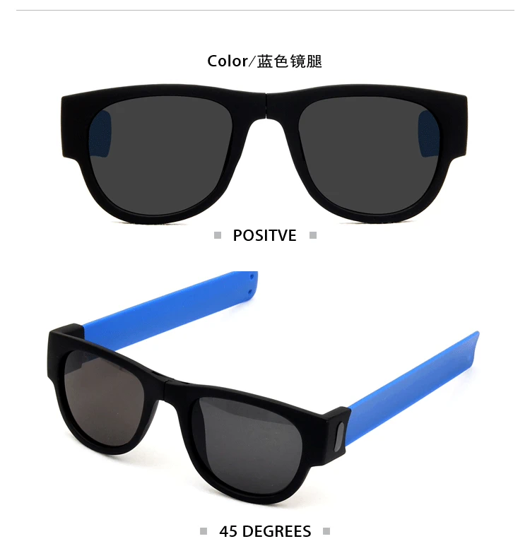 Unisex Bracelet Foldable Sunglasses