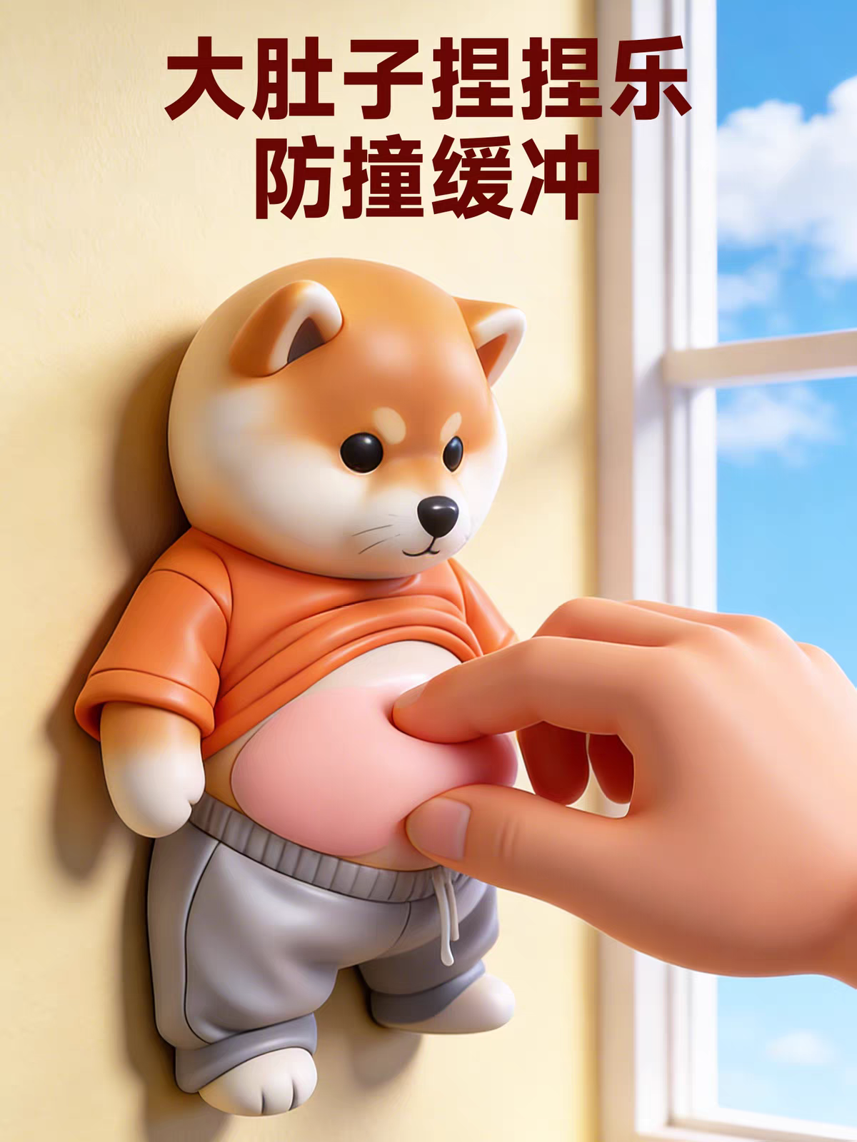 Pinchable Sticker (Total 5 Piece)