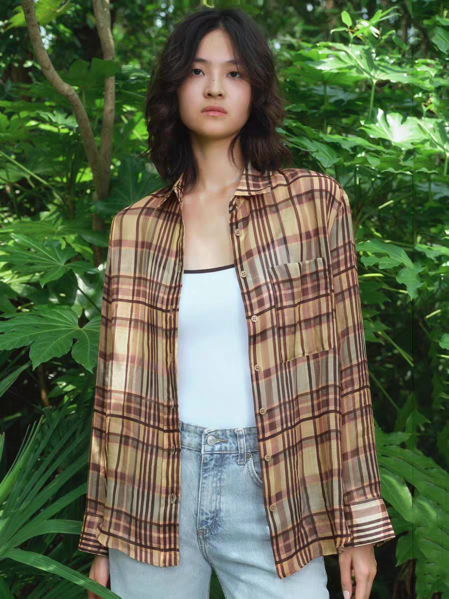 Scarlett Summer Plaid Shirt