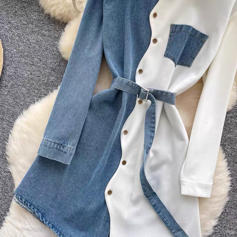 Marie Summer Denim Dress
