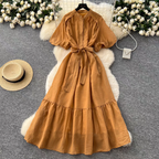 Kate Summer Ruffle Long Dress - 24th Spoke