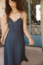 Milena Summer Midi Denim Dress