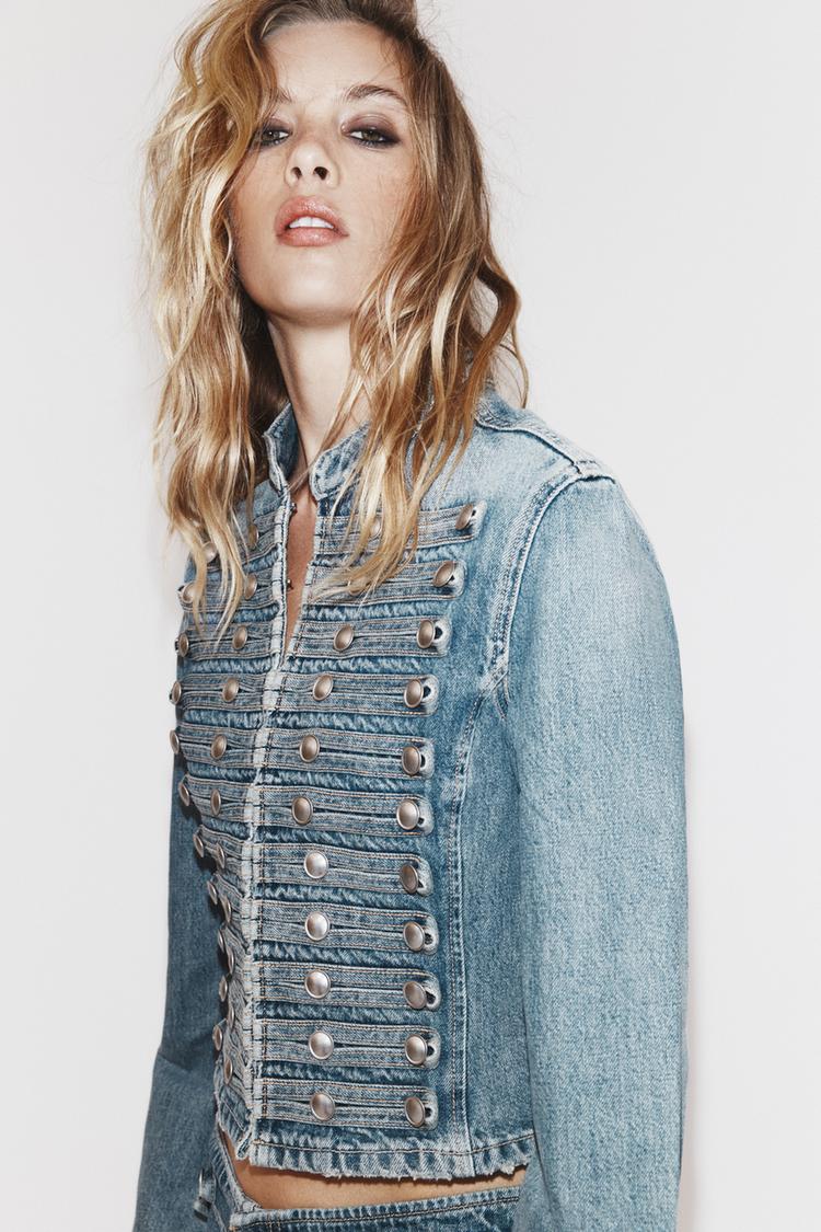 ジャケット・アウター Women's denim Napoleon Jacket Teresa Napoleon Denim Jacket – 24th Spoke