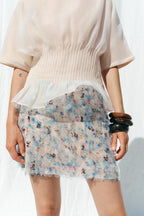 Zara Viral Coin Sequins Skirt