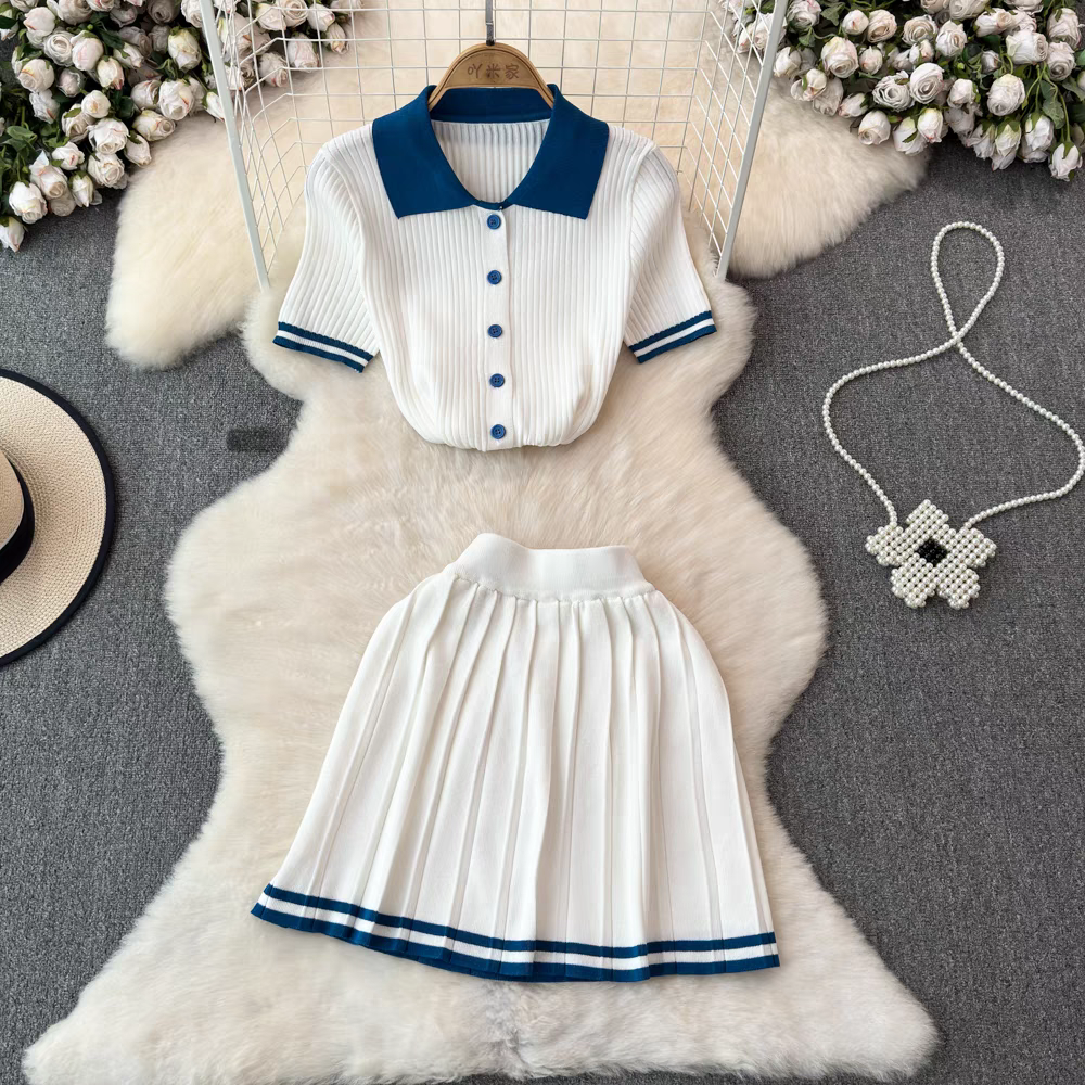 Marie Summer Two Piece Set Dress