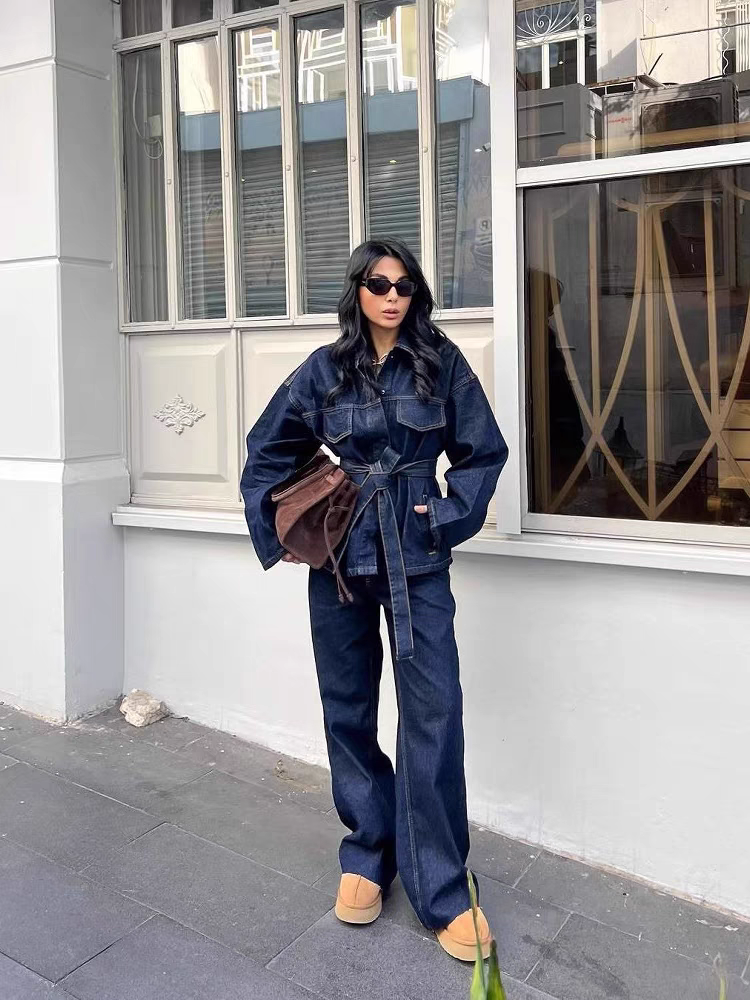 Kate Summer Denim Two Piece Set