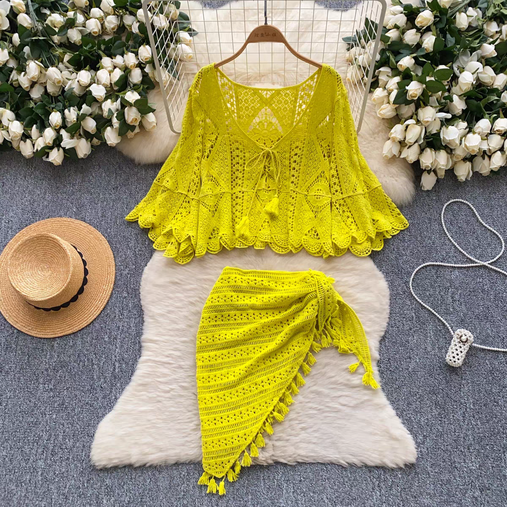 Cheryl Summer Beach Vacation Two Piece Set