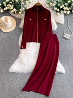 Rihanna Winter Coord Set