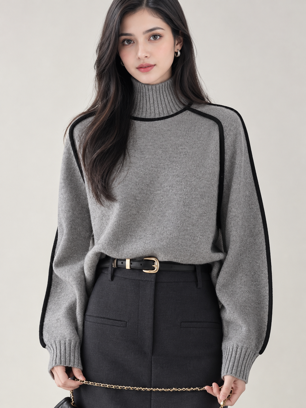Rihanna Loose Winter Sweater