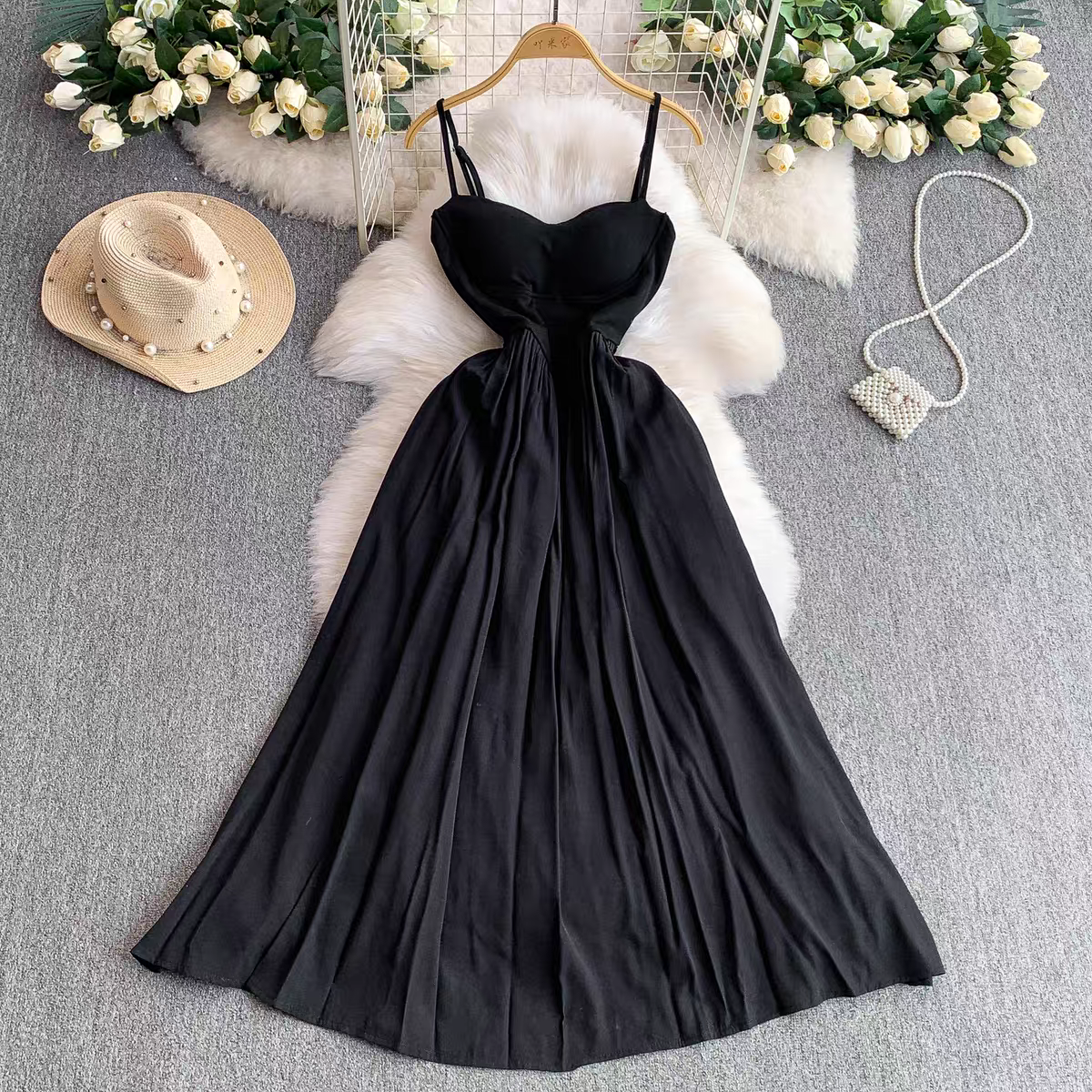Kate Summer Padded Long Dress - 24th Spoke